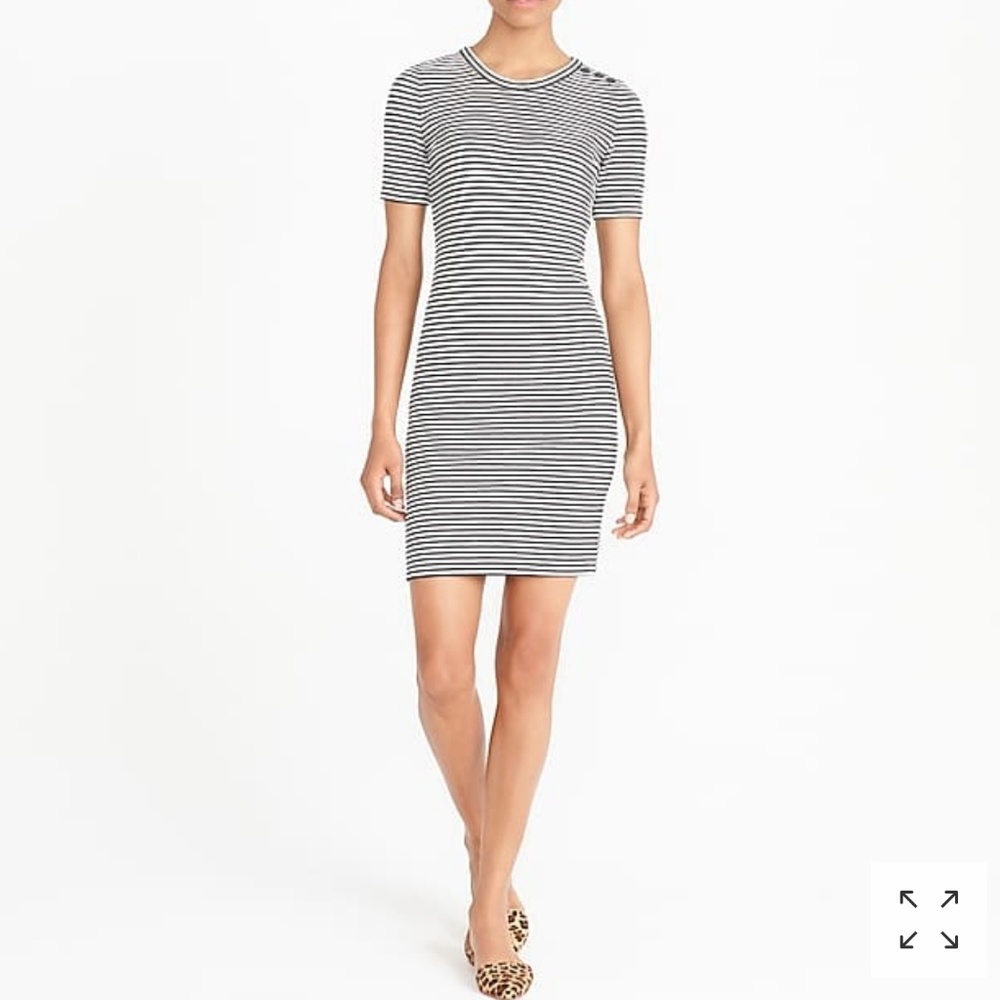 NWT Jcrew Mercantile striped stretch dress